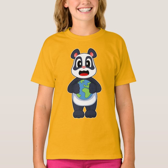 T-shirt Terre des pandas (Devant)