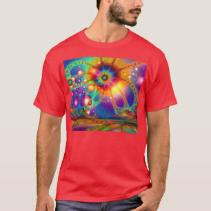 T-shirt Terre d'illuminations psychédéliques