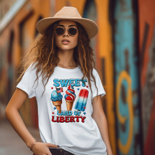 T-shirt Terre douce de liberté 4 juillet