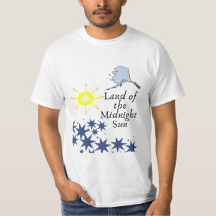 T-shirt Terre du soleil de minuit