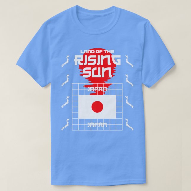 T-shirt Terre du soleil levant (Design devant)