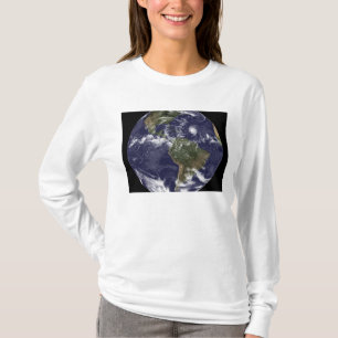 T-shirt Terre entière montrant l'Amérique du Nord 2