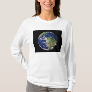 T-shirt Terre entière montrant l'Amérique du Sud 2
