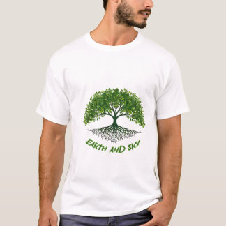 T-shirt Terre et ciel