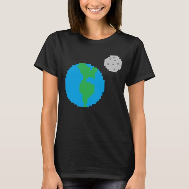 T-Shirt Terre et Lune (Devant)