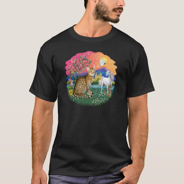 T-shirt Terre Fantastique (ff) - Ocicat (Devant)