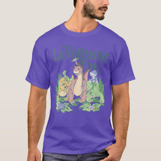 T-shirt Terre féminine d'avant-hier Amis dinosaures pastel