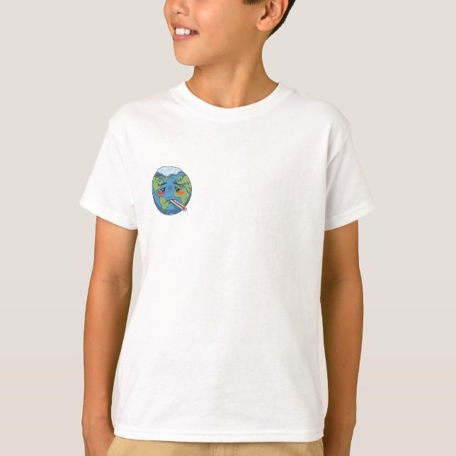 T-shirt Terre malade Enfant malade (Devant)