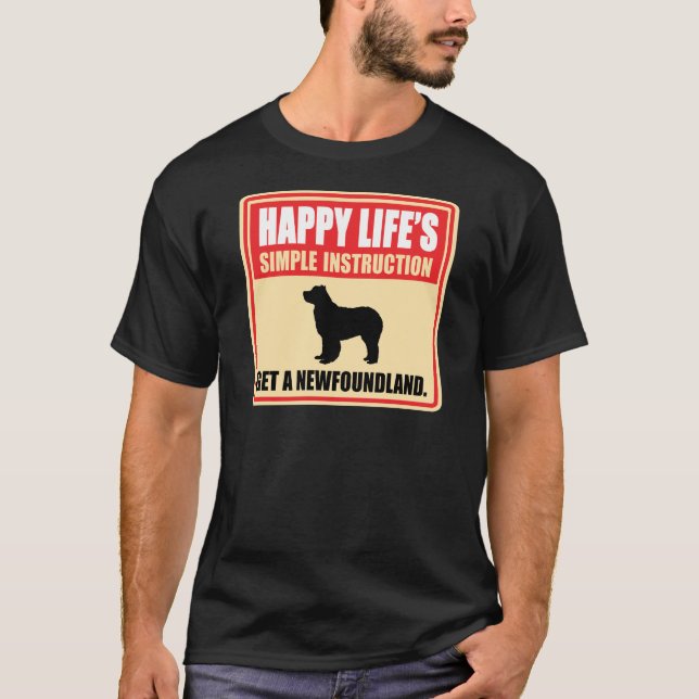 T-shirt Terre-Neuve (Devant)
