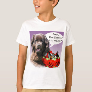 T-shirt Terre-Neuve (brun) Halloween Candy