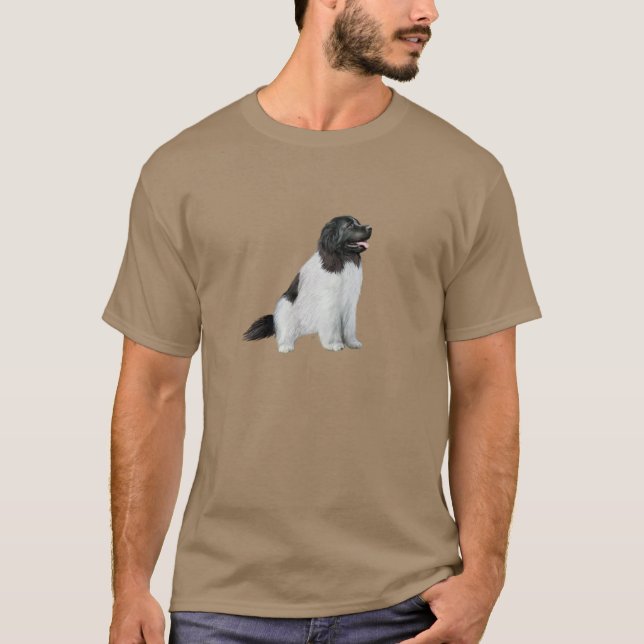 T-shirt Terre-Neuve  (C) - Landseer #1 (Devant)