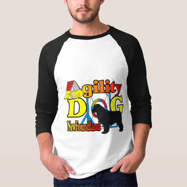 T-shirt Terre-Neuve_Cadeaux d'agilité (Devant)