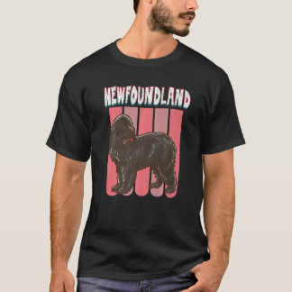 T-shirt Terre-Neuve Chien d'identification Chien Chien Pro