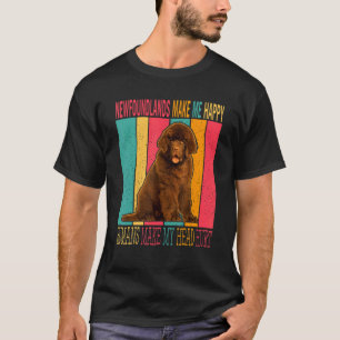 T-shirt Terre-Neuve-et-Labrador vintage Rendre heureux les
