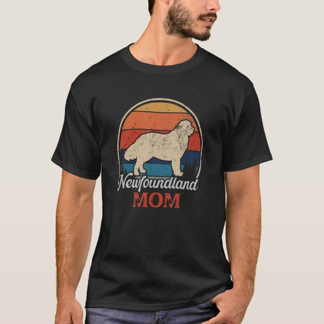 T-shirt Terre-Neuve Maman Newfie (Devant)