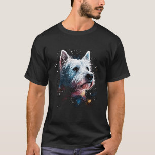 T-shirt Terre-Neuve Ouest Highland White Terrier Sur Galax