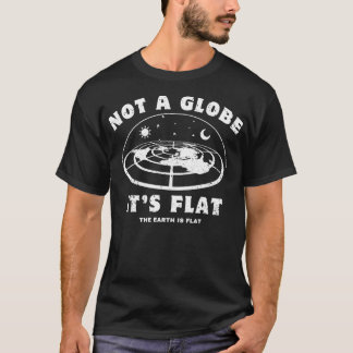 T-shirt Terre plate La Terre est plate et non pas un globe