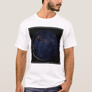 T-shirt Terre Pleine Avec Lumières De Ville