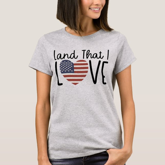 T-shirt Terre que j'aime Motif (Devant)