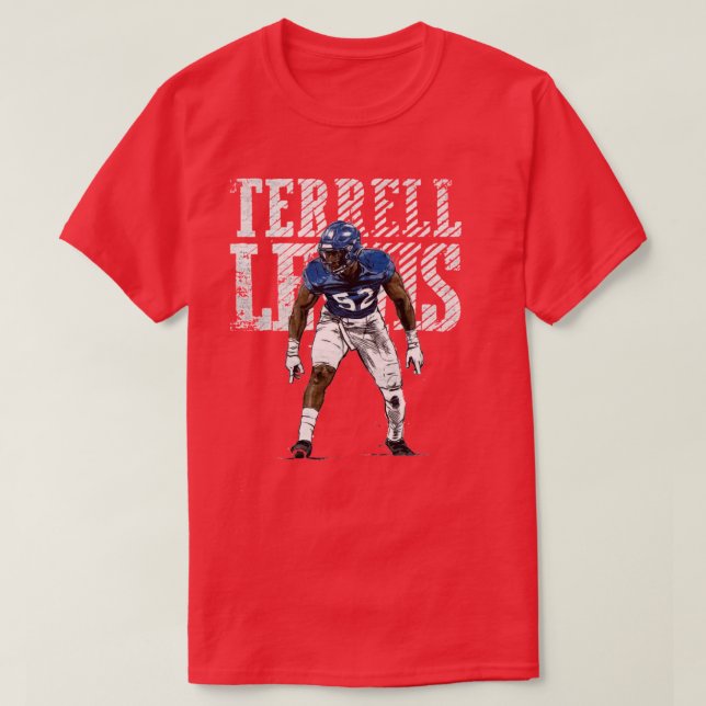 T-shirt Terrell Lewis pour les fans de Los Angeles Rams (Design devant)