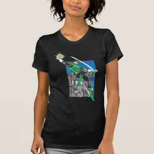 T-shirt Terres de la Lanterne Verte en ville