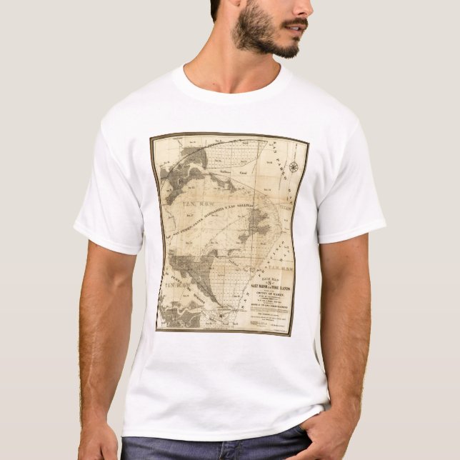 T-shirt Terres de marais et de marée de sel (Devant)