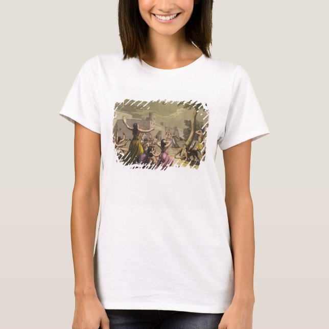 T-shirt Terreur des Péruviens pendant une éclipse de m (Devant)