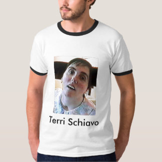 T-shirt Terri Schiavo a mangé le pape