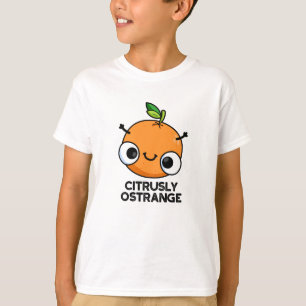 T-shirt Terriblement Oétrange Amusant Étrange Pun Orange