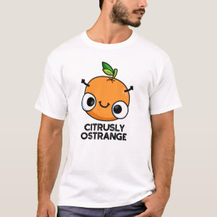 T-shirt Terriblement Oétrange Amusant Étrange Pun Orange