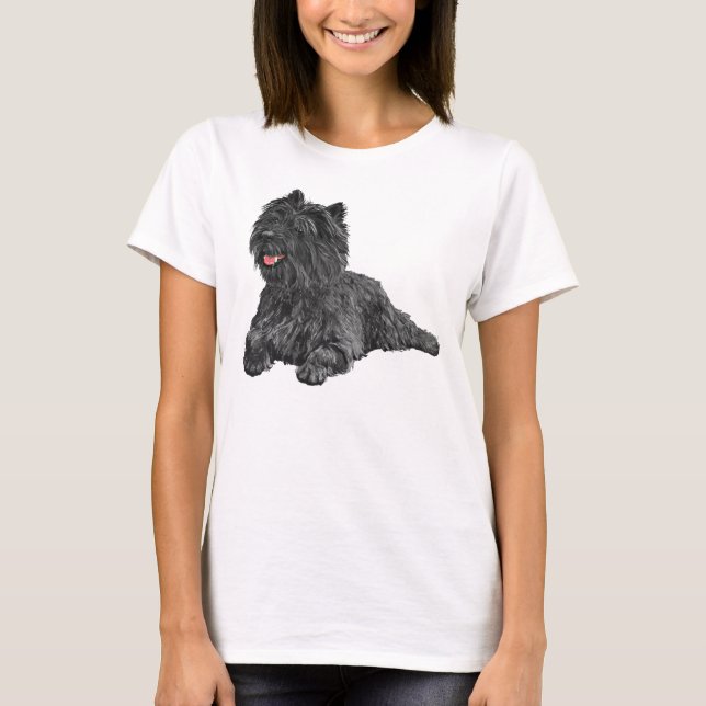 T-shirt Térrier Black Cairn (Devant)