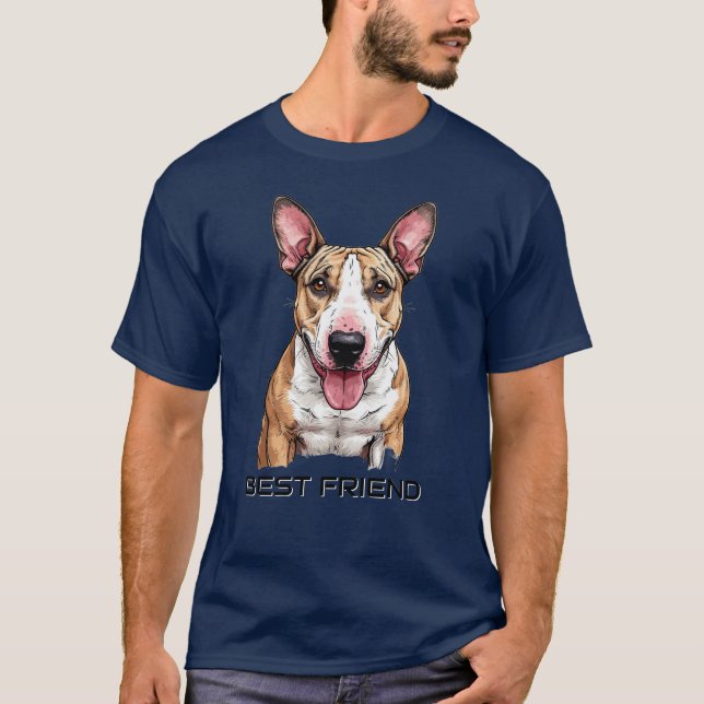 T-shirt Terrier Bull Anglais Chien (Devant)