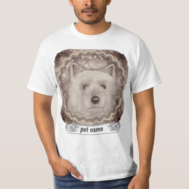 T-shirt Terrier Cairn  (Devant)