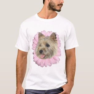 T-shirt Térrier Cairn Fleur Printanière