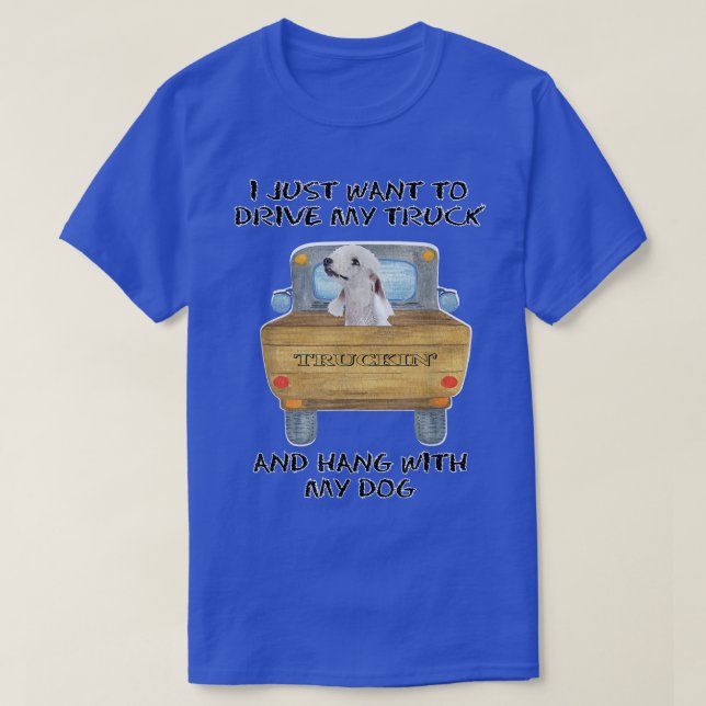 T-shirt Terrier de Bedlington  (Design devant)