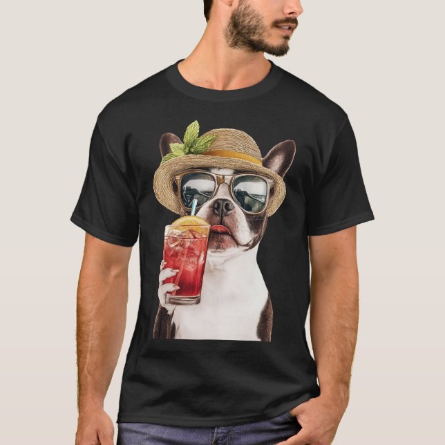 T-shirt Terrier de Boston (Devant)