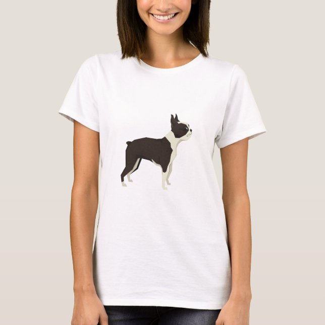 T-shirt Terrier de Boston (Devant)