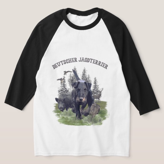 T-shirt Terrier de chasse allemand (Jagdterrier) (Poser)