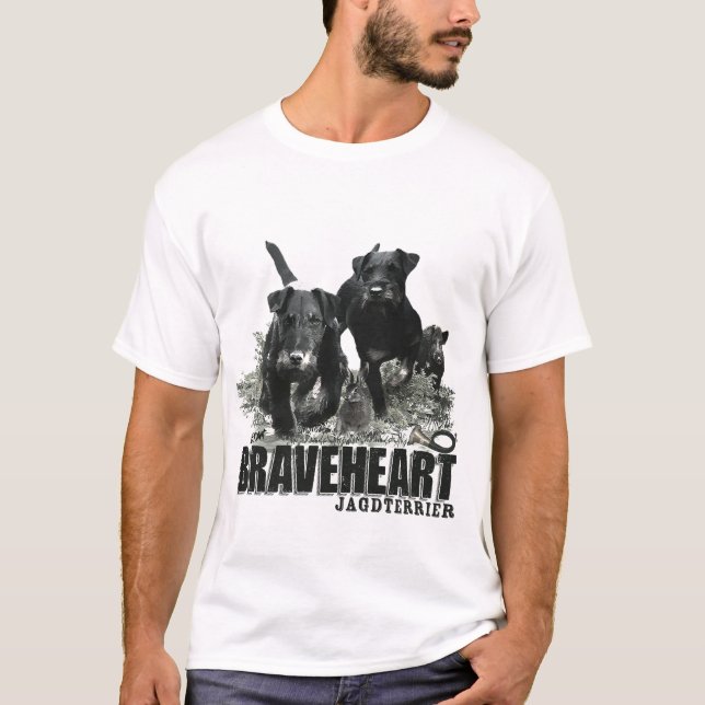 T-shirt Terrier de chasse allemand, Le Jagdterrier, Art (Devant)