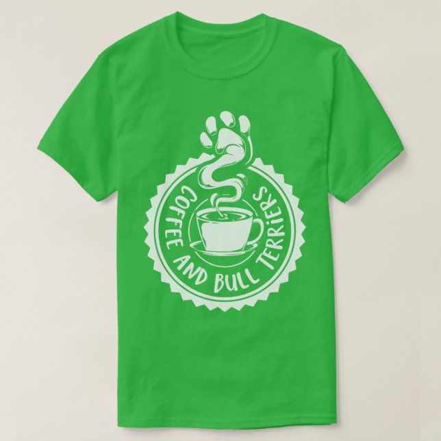T-shirt Terrier du café et des taureaux (Design devant)