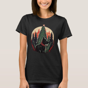T-shirt Térrier écossais de Noël Santa sur Scottie de Noël