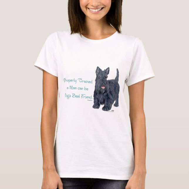 T-shirt Térrier Écossais Sagesse et Esprit - Formation (Devant)