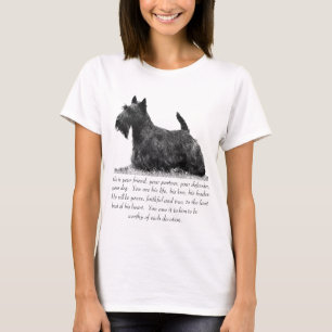 T-shirt Térrier Écossais Souvenir - Chien MÂLE