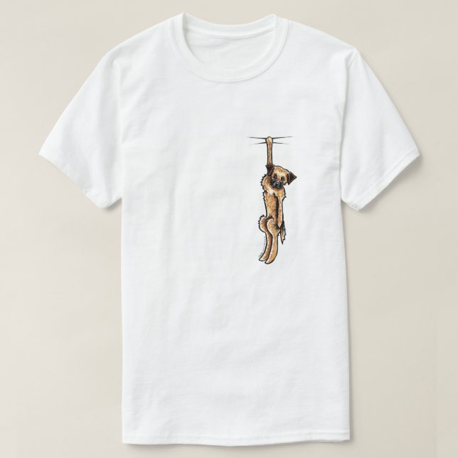 T-shirt Terrier frontalier de Clingy (Design devant)