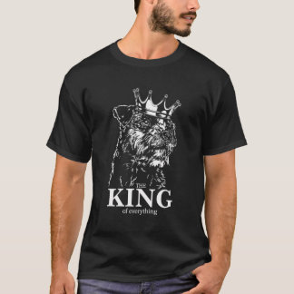 T-shirt Terrier frontalier drôle avec le roi de la Couronn