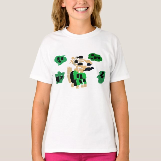 T-shirt Terrier irlandais porte du vert St Patrick (Devant)