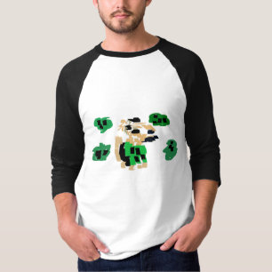 T-shirt Terrier irlandais porte du vert St Patrick