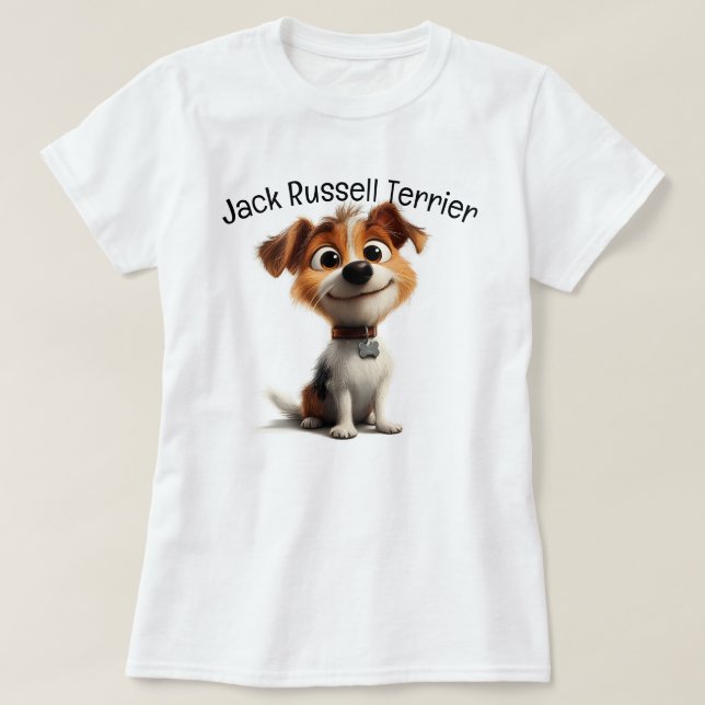 T-shirt Terrier Jack Russell (Design devant)