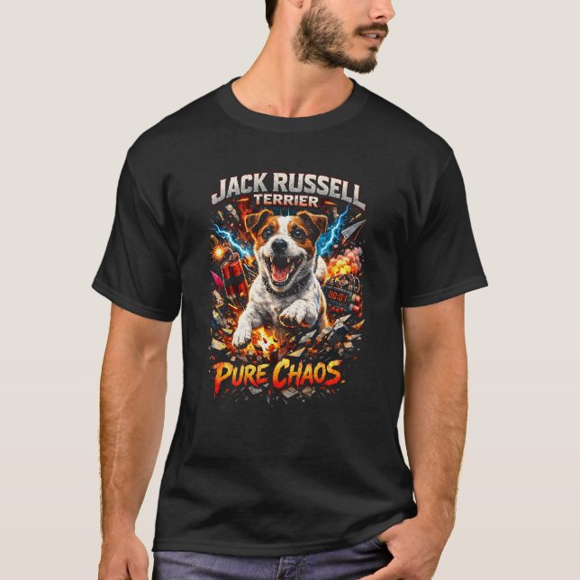 T-shirt Terrier Jack Russell (Devant)