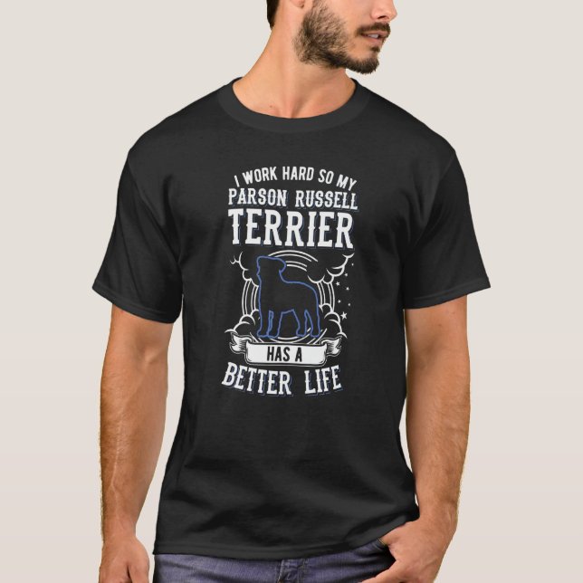 T-shirt Terrier Russell Parson   (Devant)